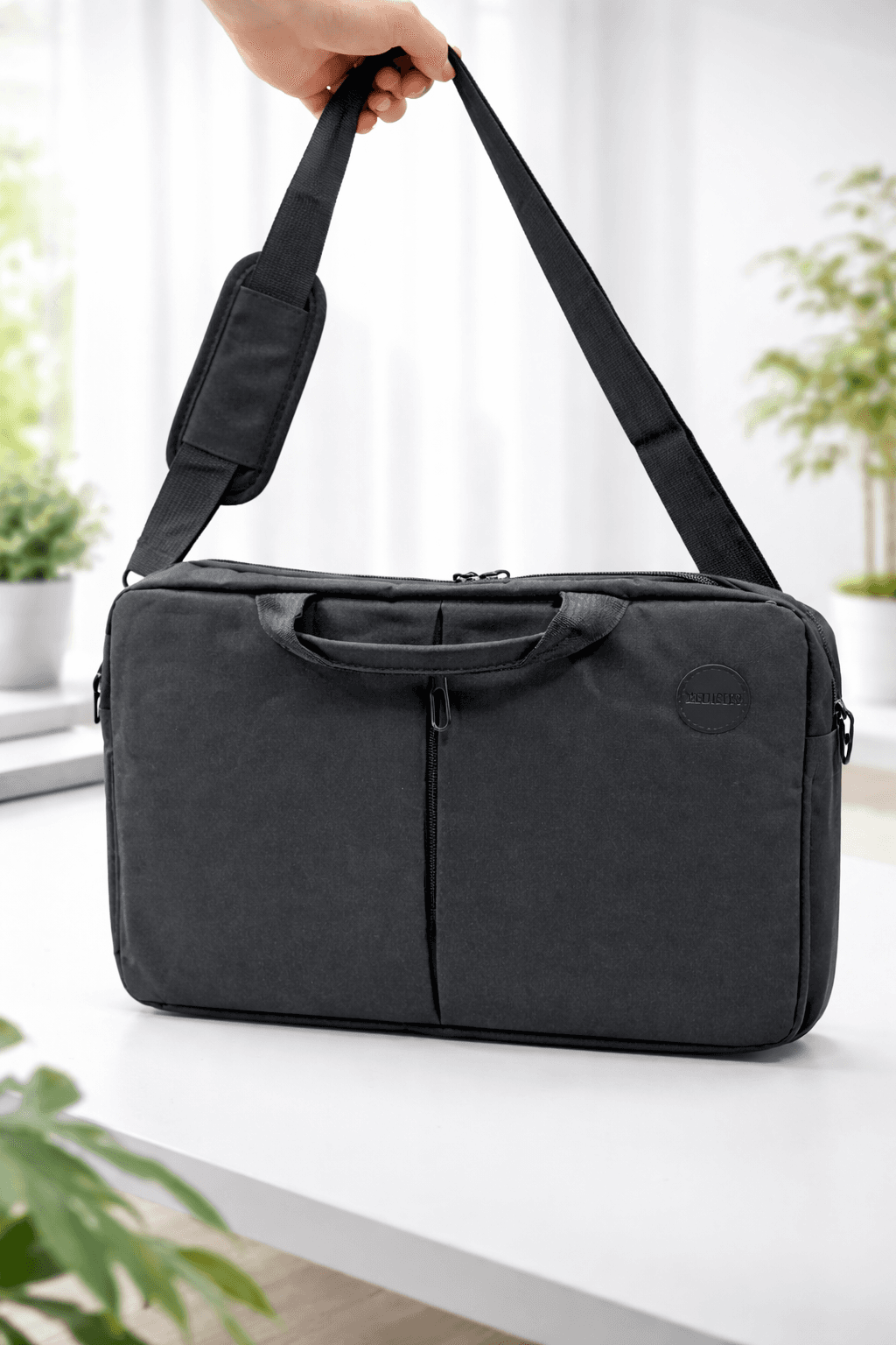 Sacoche ordinateur portable gris et noir