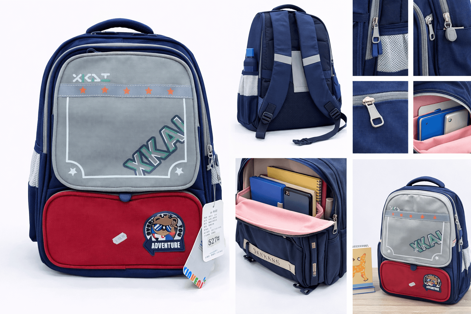 Cartable enfant bleu Adventure